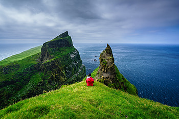 Faroe-Islands, sky, nature, Islands, Faroe HD wallpaper
