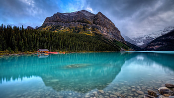 Banff National Park, Lake Louise, Canadian beauty HD wallpaper