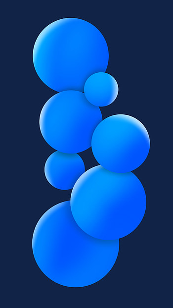 Abstract blue HD phone wallpaper