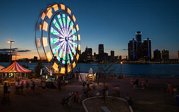 Amusement park, , Exciting background, Entertaining HD wallpaper