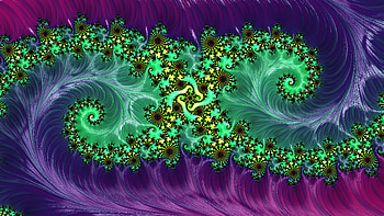 Trippy Psychedelic Fractal, colorful, colors, purple, Abstract, fractal, abstract purple HD wallpaper