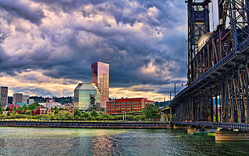 Cities, City, Building, Bridge, r, High-Rise Buildings HD wallpaper