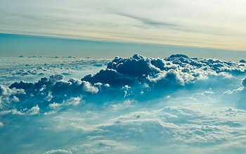 Above Clouds, blue, clouds, above, sky, beautiful, nature HD wallpaper