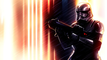 Captain Phasma Art, captain-phasma, star-wars, artwork, movies HD wallpaper