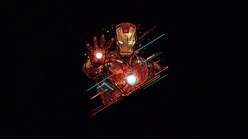Majestic Iron Man , iron-man, superheroes, artwork, art, digital-art, ai, dark, black HD wallpaper