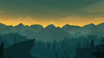 Firewatch, Artstation timelapse HD wallpaper