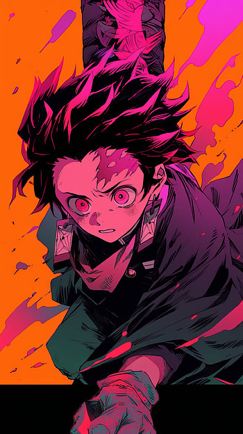 Tanjiro Kamado Epic Demon Slayer , Tanjiro Kamado, Anime, Demon Slayer: Kimetsu no Yaiba HD phone wallpaper