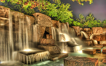 3d Water Fall Pro HD wallpaper