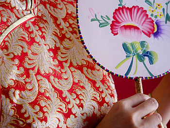Patterns, Miscellanea, Miscellaneous, Cloth, Kimono, Fan HD wallpaper