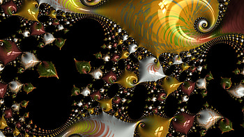 Trippy Psychedelic Fractal, colorful, colors, artistic, Abstract, fractal HD wallpaper