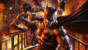 Batman And Nightwing , batman, nightwing, superheroes, artstation, artwork, batgirl, robin HD wallpaper