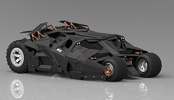 Custom Batmobile hot rod, Dark Knight movie tribute, Film-inspired , Stylish superhero ride HD wallpaper