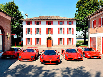 Stunning Ferrari Fleet – Iconic Vehicles in Perfect Harmony, vehicle, Ferrari HD wallpaper