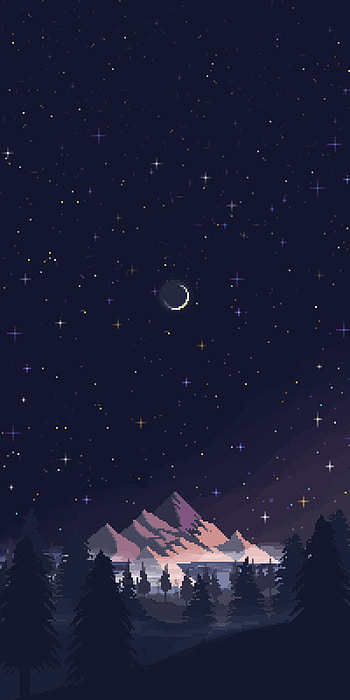 Minimalist Mobile (2021). Pixel art background, Pixel art landscape, Cool pixel art, Minimal Pixel HD phone wallpaper