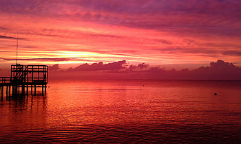 Peaceful Sunset , sunset, nature, deviantart HD wallpaper