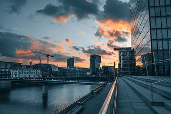 Dusseldorf Skyline, Travels, Medienhafen, Der Fototyp HD wallpaper