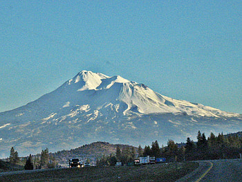 Mt. Shasta, landscape, sky, mountains, snow HD wallpaper