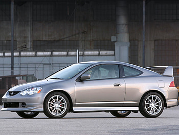 Auto, Acura, Cars, Building, Asphalt, Side View, Style, Rsx, Akura, Grey Metallic, Metallic Gray, 2003 HD wallpaper