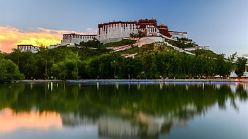 Tibet, Potala Palace, Xfce HD wallpaper