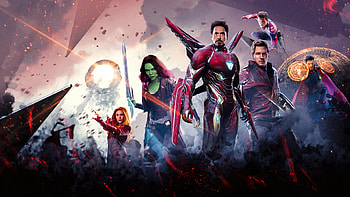 Avengers Infinity War Poster 2018, movies, avengers-infinity-war, 2018-movies, movies, poster, iron-man, star-lord, gamora, spiderman, doctor-strange HD wallpaper