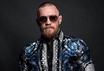 Conor McGregor, , Fierce competitor, Black and white HD wallpaper