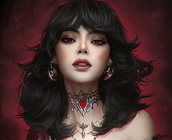 ღ, Girl, Portrait, Look, Art HD wallpaper