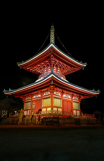 Architecture, Building, Miscellanea, Miscellaneous, Pagoda, Temple, Oriental HD phone wallpaper