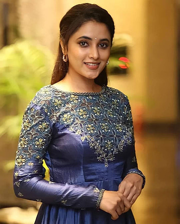 Priyanka mohan, eye, dress HD phone wallpaper