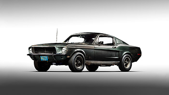 1968 Ford Mustang GT Bullitt, 1st Gen, Coupe, GT390, V8, car HD wallpaper