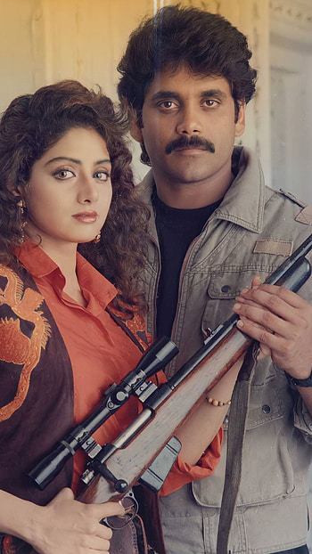 Govinda Govinda, nagarjuna, sreedevi HD phone wallpaper