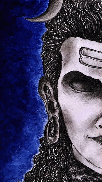 Jay Shri Mahakal, Lord Shiva, Painting HD phone wallpaper