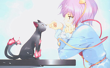 Anime, Cat, Sadness, Girl, Sorrow HD wallpaper