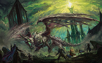 Epic Fantasy Dragon : Dark Realm Awakens, fantasy, dragon HD wallpaper