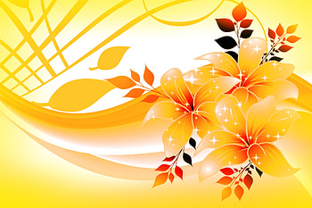 Yellow Blossoms, Abstract, Yellow, Blossom, Blooms, Floral, Flowers, Nature HD wallpaper