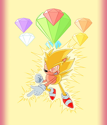Fleetway super sonic HD phone wallpaper