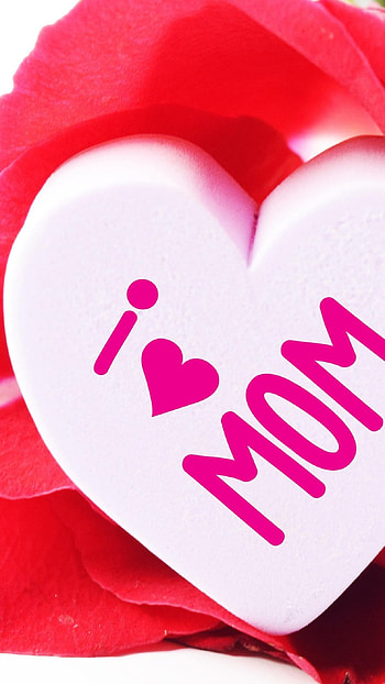 I Love Mom, Love Mom, heart HD phone wallpaper