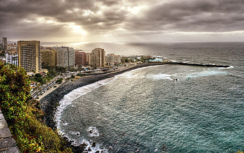 Beach, Ocean, Coast, Canary Islands HD wallpaper