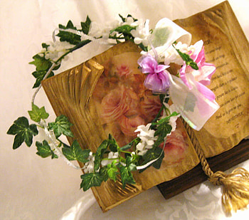 Gift for my Dear friend Ramya, book, fantasy, wisdom, flowers, friend, gift HD wallpaper