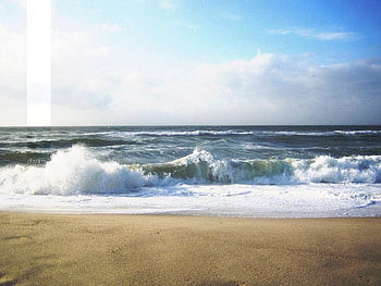 Sea waves, sea, waves HD wallpaper