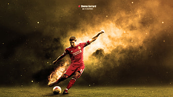 Steven Gerrard, legend, liverpool, football HD wallpaper