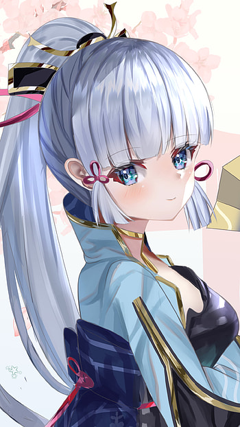 Kamisato Ayaka (Genshin Impact), video game, Genshin Impact HD phone wallpaper