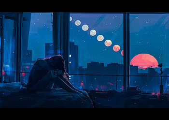 Sad Day Art, alone, sad, artist, artwork, digital-art, artstation HD wallpaper
