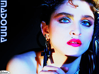 Madonna, makeup, colorful, singstar, female HD wallpaper