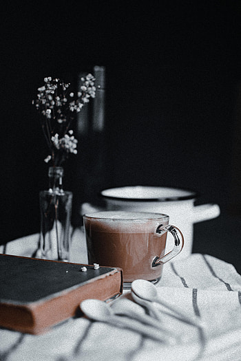 Flowers, Food, Coffee, Still Life, Cup, Drink, Beverage, Mug HD phone wallpaper