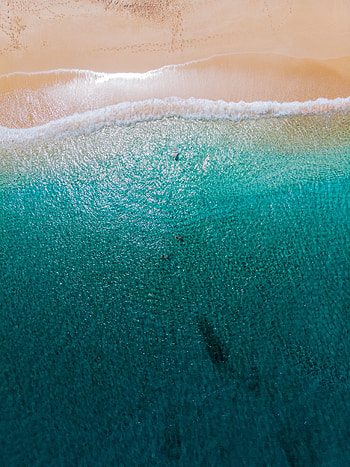 People, Nature, Water, Sea, Beach, Summer, View From Above HD phone wallpaper