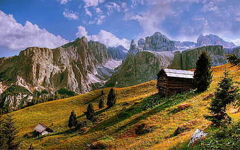 Dolomites scenery, Xfce , eyecandy, Beautiful landscapes HD wallpaper