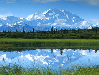Nature, Water, Mountains, Reflection HD wallpaper