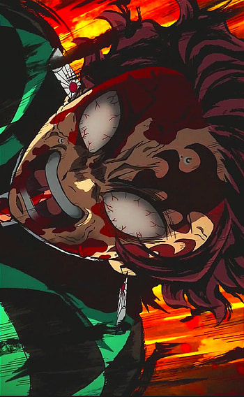 Tanjiro, art, cartoon HD phone wallpaper