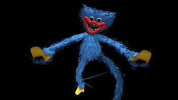 Huggy Wuggy, Poppy's art, Dark and mysterious, Intriguing character HD wallpaper