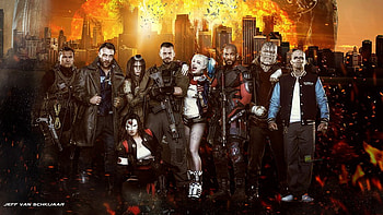 Suicide Squad Amazing Art, suicide-squad, movies, 2016-movies, harley-quinn, art HD wallpaper